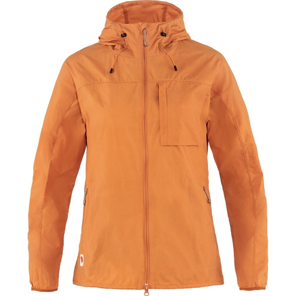 Fjallraven Jackets & Blazers - FJALLRAVEN WOMEN’S HIGH COAST WIND JACKET SPICY ORANGE SIZE LARGE